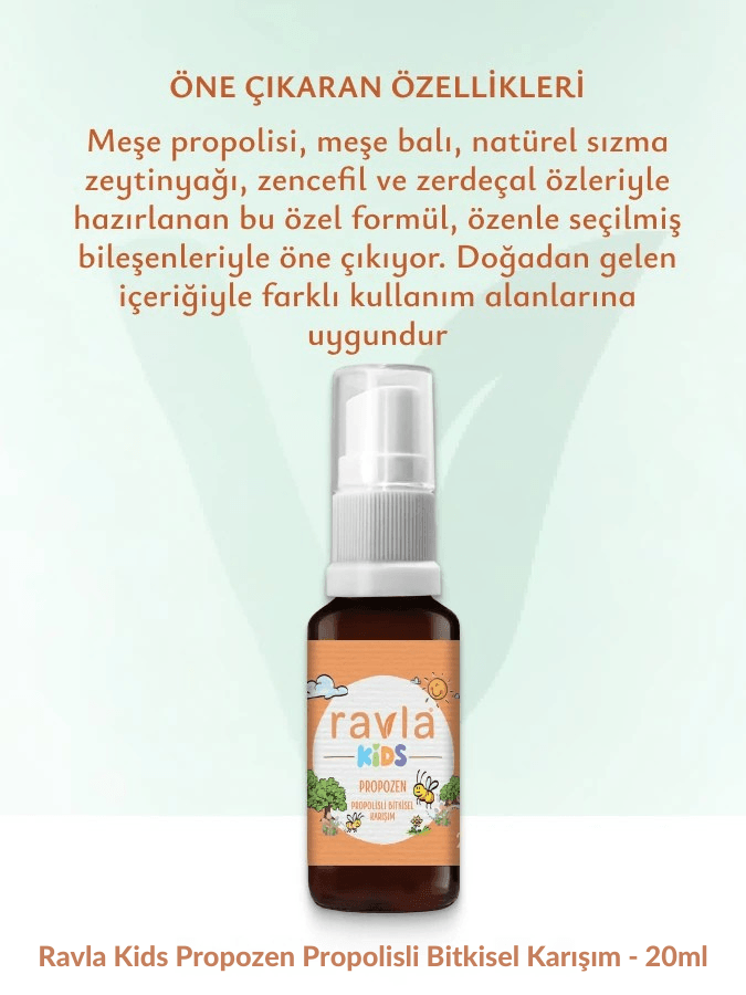 Ravla Kids Propozen Propolisli Bitkisel Karışım - 20ml