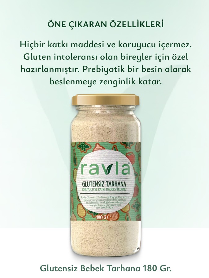 Ravla Glutensiz Bebek Tarhana - 180g