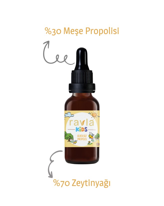 2'li Ürün - Ravla Kids Alkolsüz Propolis 20ml