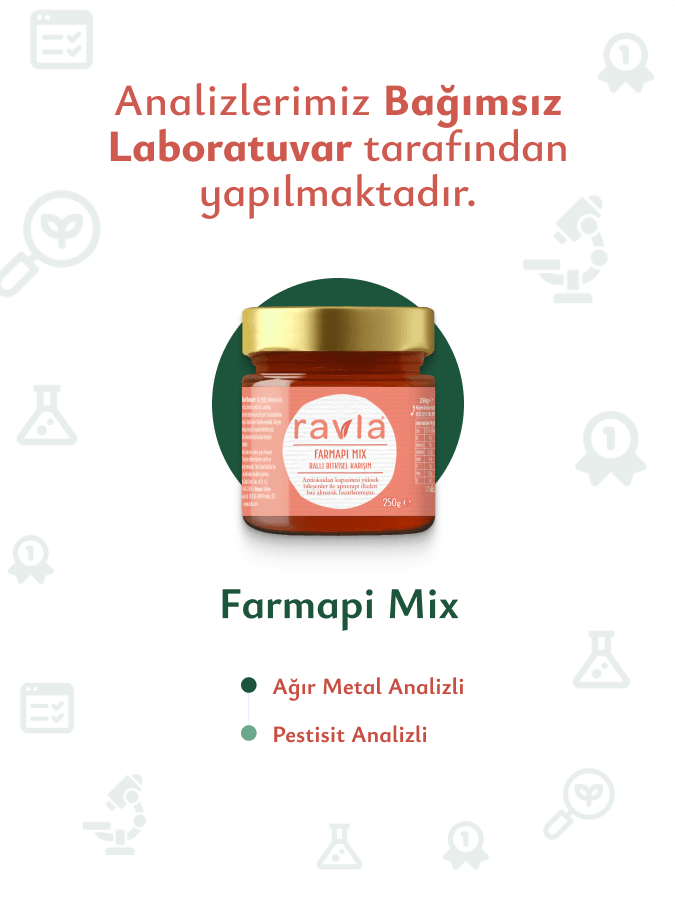 Ravla Farmapi Mix Ballı Bitkisel Karışım - 250g