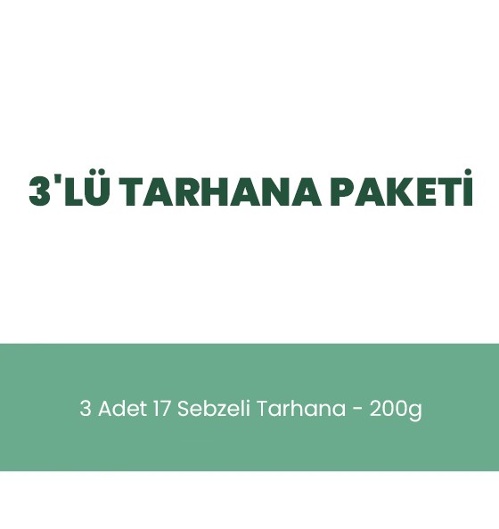 3'lü Ürün - Ravla 17 Sebzeli Tarhana 200g