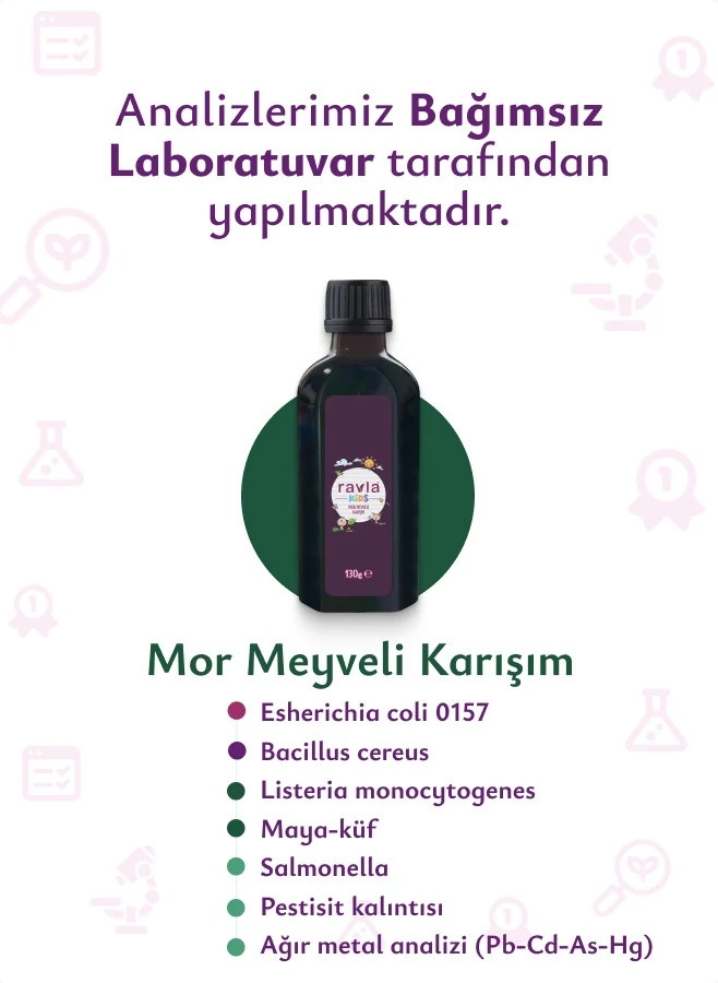 Ravla Mor Meyveli Karışım - 130g