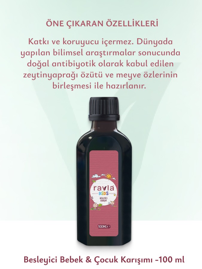 Ravla Kids Besleyici Karışım (Ağır Metal Analizli) - 100ml