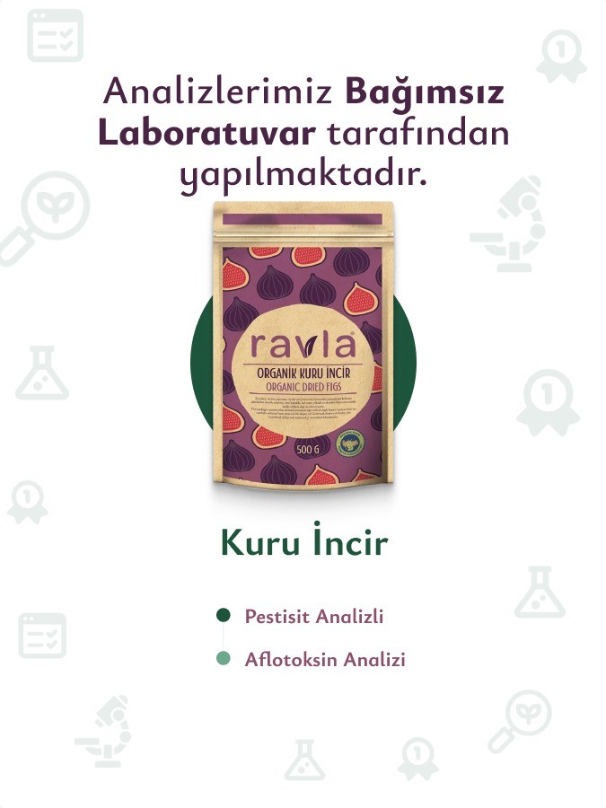 Ravla Organik Kuru İncir - 500g
