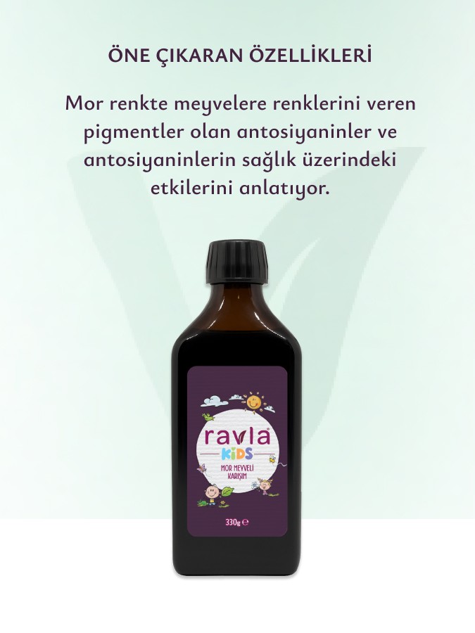 Ravla Kids Mor Meyveli Karışım - 330g