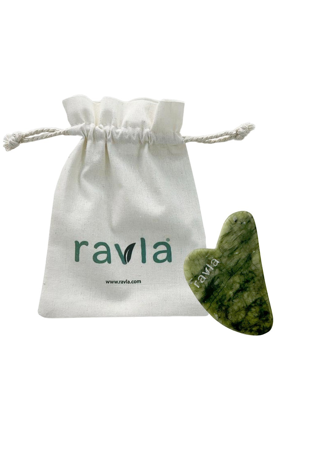 Ravla Yeşim Gua Sha Yüz Masaj Taşı