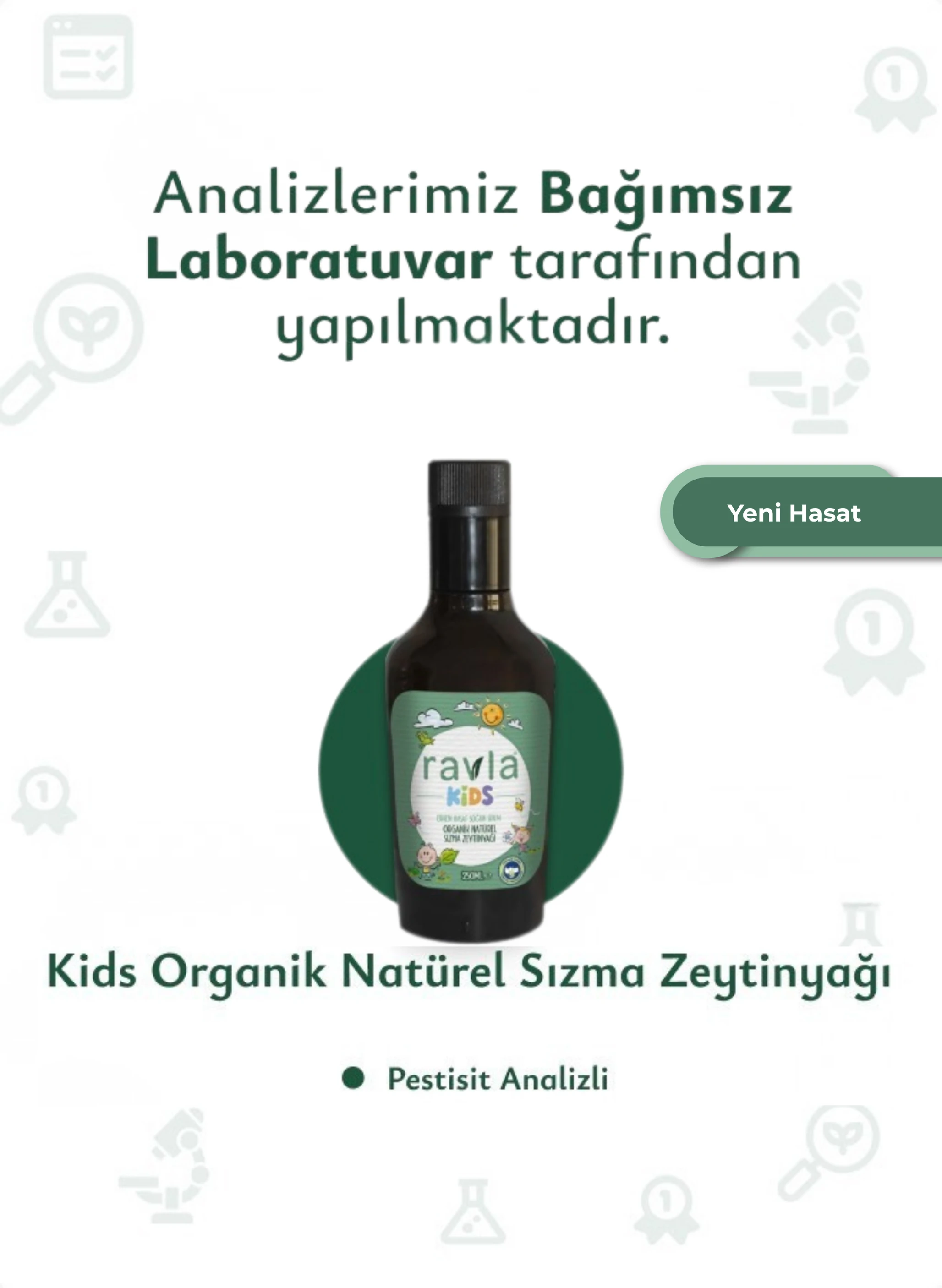 Ravla Kids Bio-Olivenöl extra vergine mit hohem Polyphenolgehalt – 250 ml
