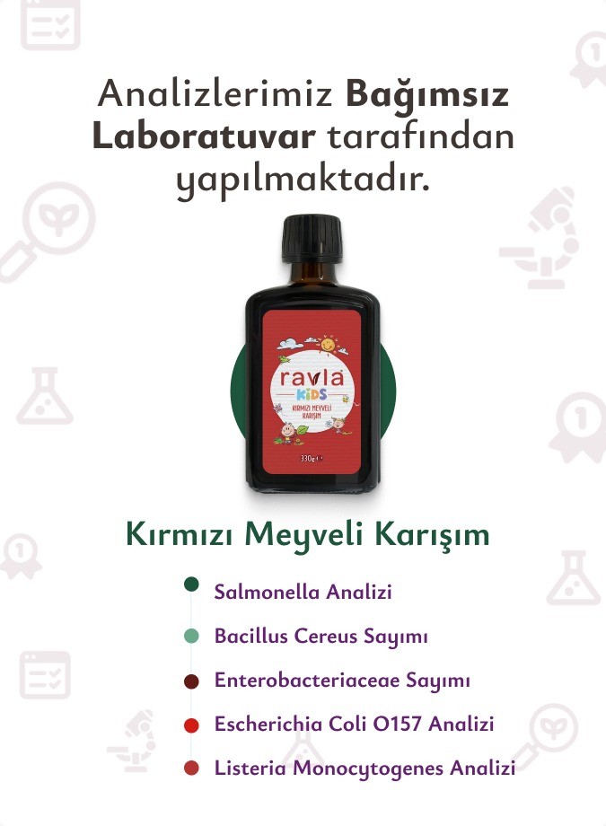 Ravla Kids Kırmızı Meyveli Karışım - 330g