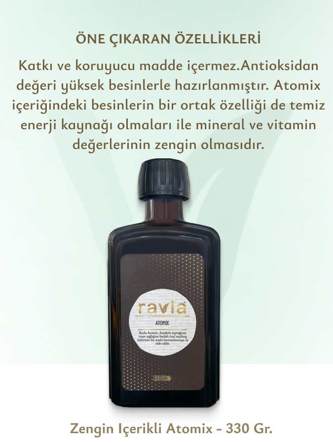 Ravla Atomix (Pestisit ve Ağır Metal Analizli) - 330g