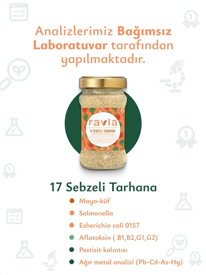 3'lü Ürün - Ravla 17 Sebzeli Tarhana 200g