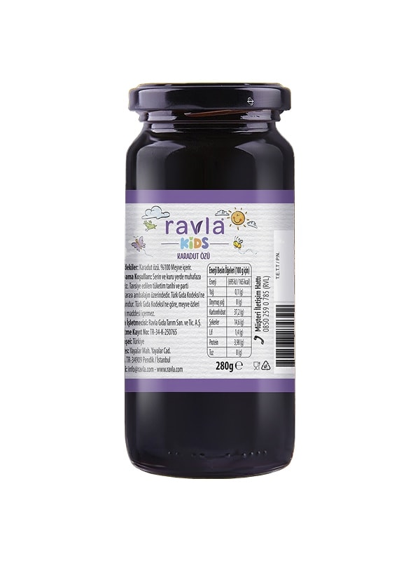 Ravla Kids Karadut Özü - 280g