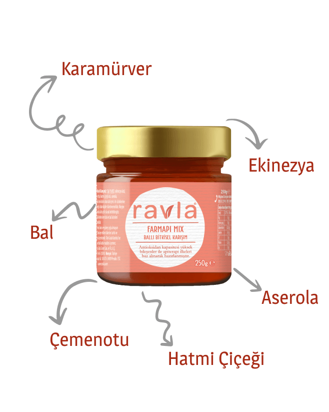 Ravla Farmapi Mix Ballı Bitkisel Karışım - 250g