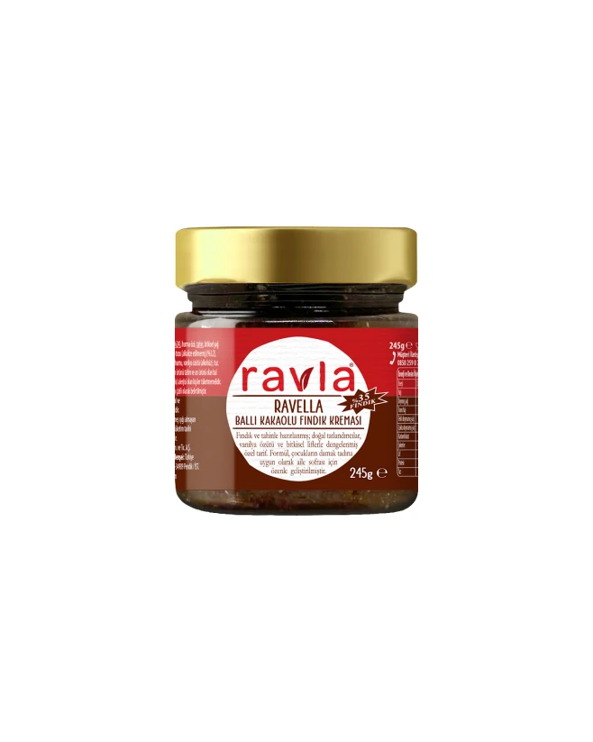 Ravella Ballı Kakaolu Fındık Kreması - 245g (x10)