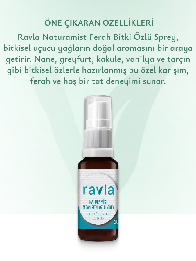 Ravla Naturamist Bitki Özlü Ferah Sprey - 20ml