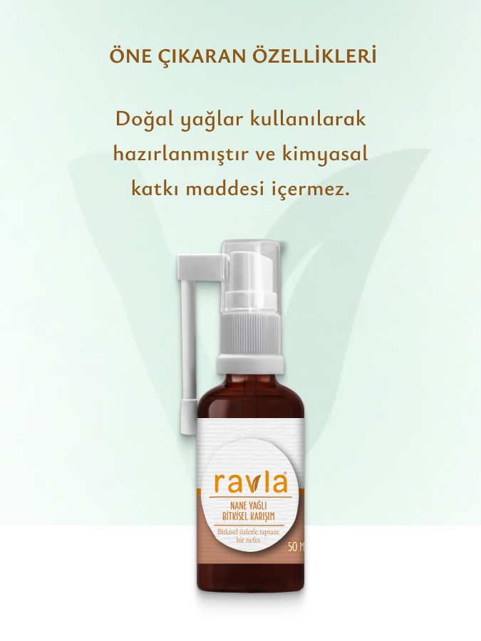 Ravla Nane Yağlı Bitkisel Karışım - 50ml