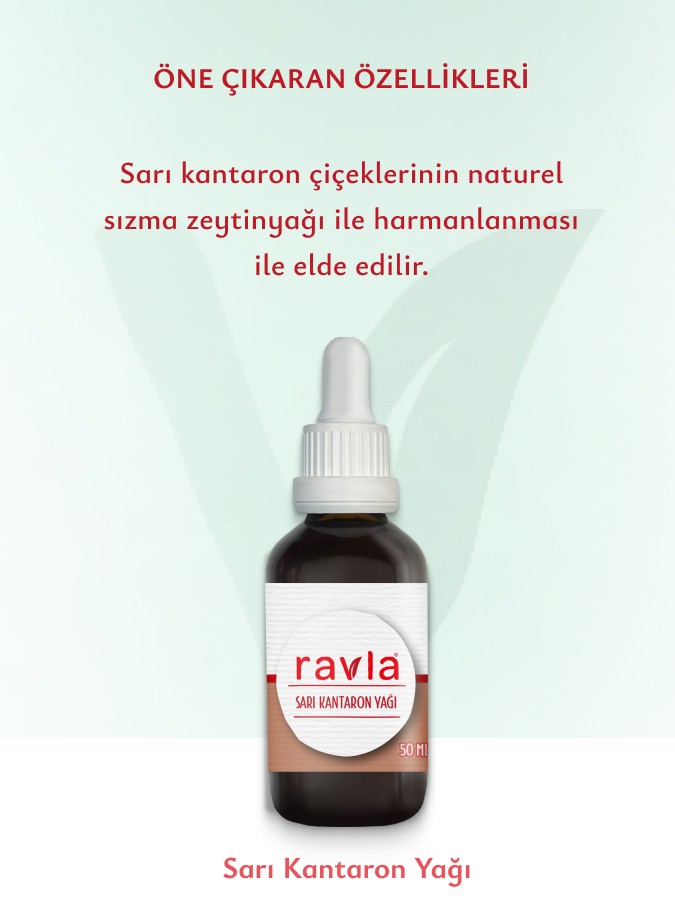 Ravla Sarı Kantaron Yağı - 50ml