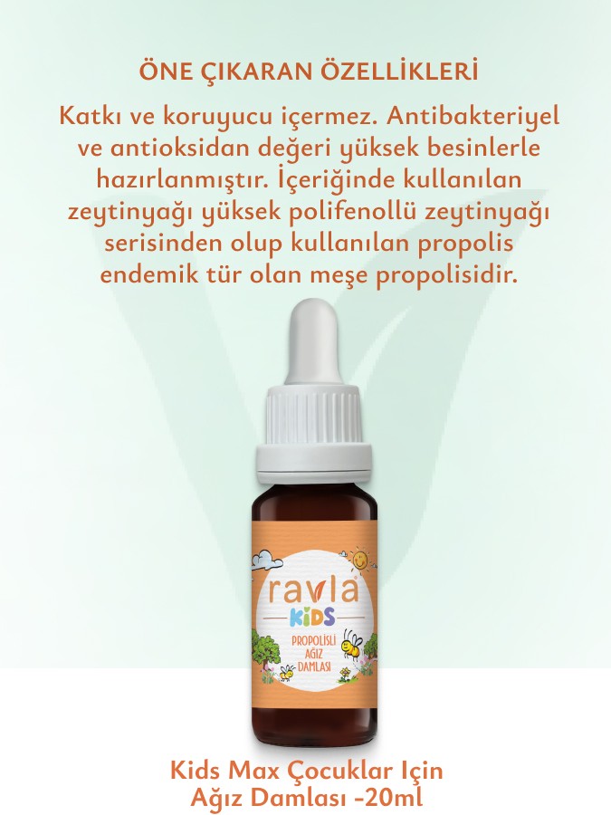 Ravla Kids Propolisli Ağız Damlası - 20ml