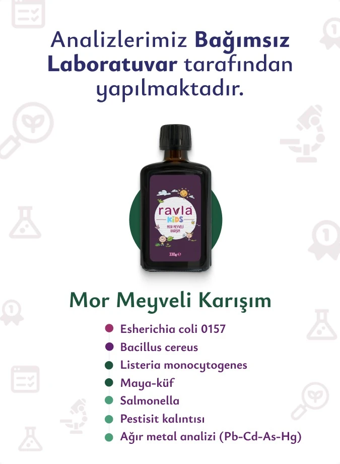 2'li Ürün - Ravla Mor Meyveli Karışım - 330g / Ravla Yumuşak İçim Yüksek Polifenollü Organik Naturel Sızma Zeytinyağı - 500ml