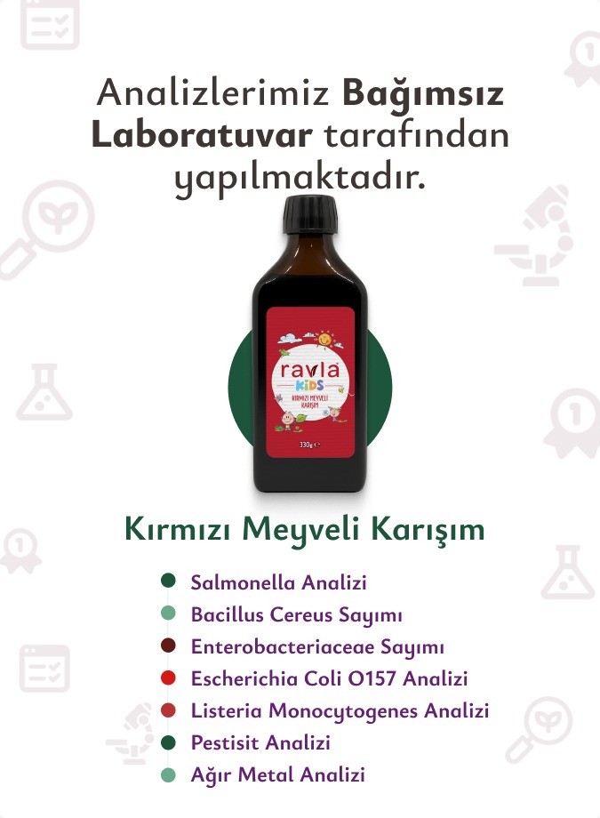 Ravla Kids Kırmızı Meyveli Karışım - 330g