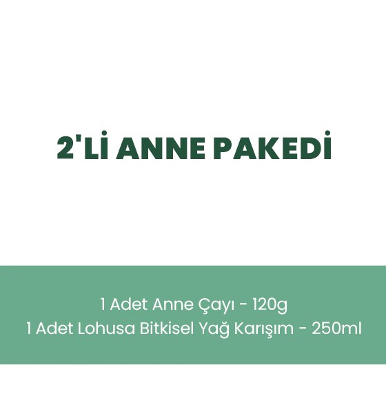 2'li Ürün - Ravla Anne Çayı -120g / Ravla Lohusa Bitkisel Yağ Karışım -250ml