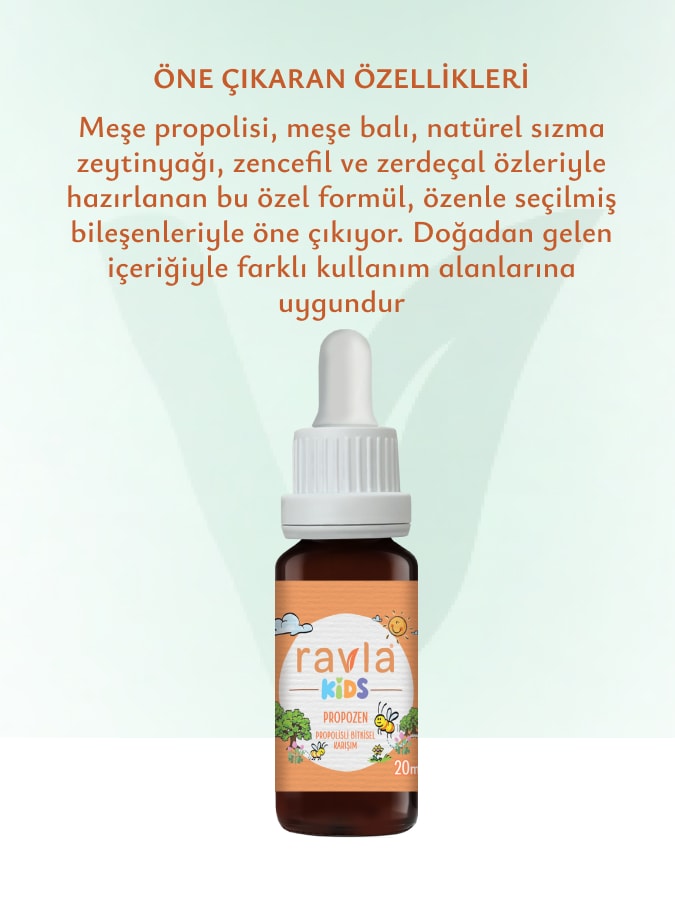 Ravla Kids Propozen Propolisli Bitkisel Karışım - 20ml