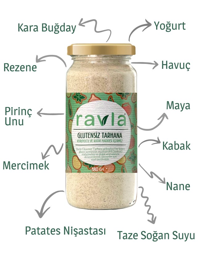 Ravla Glutensiz Bebek Tarhana - 180g