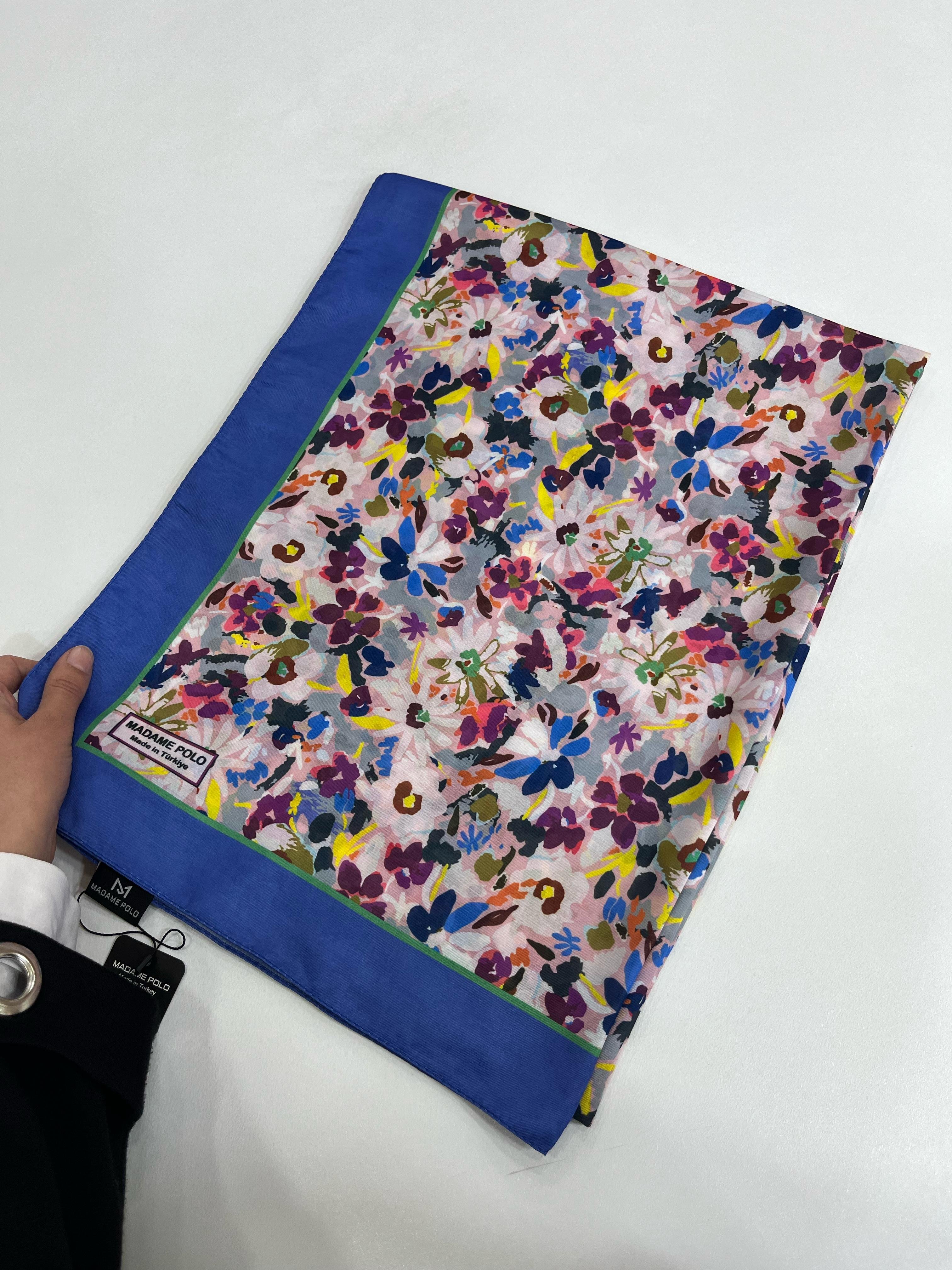 Madame Polo Desenli Soft Şal