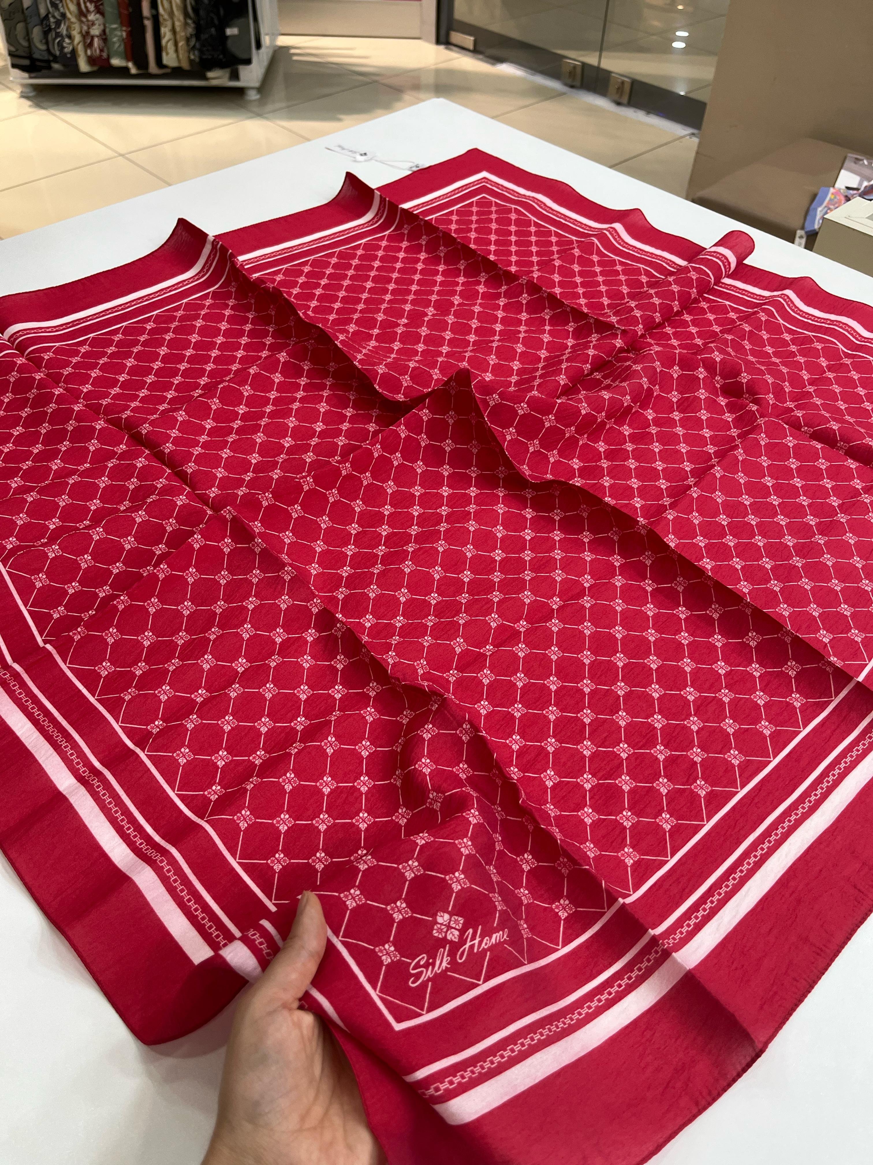Silk Home Desenli Eşarp