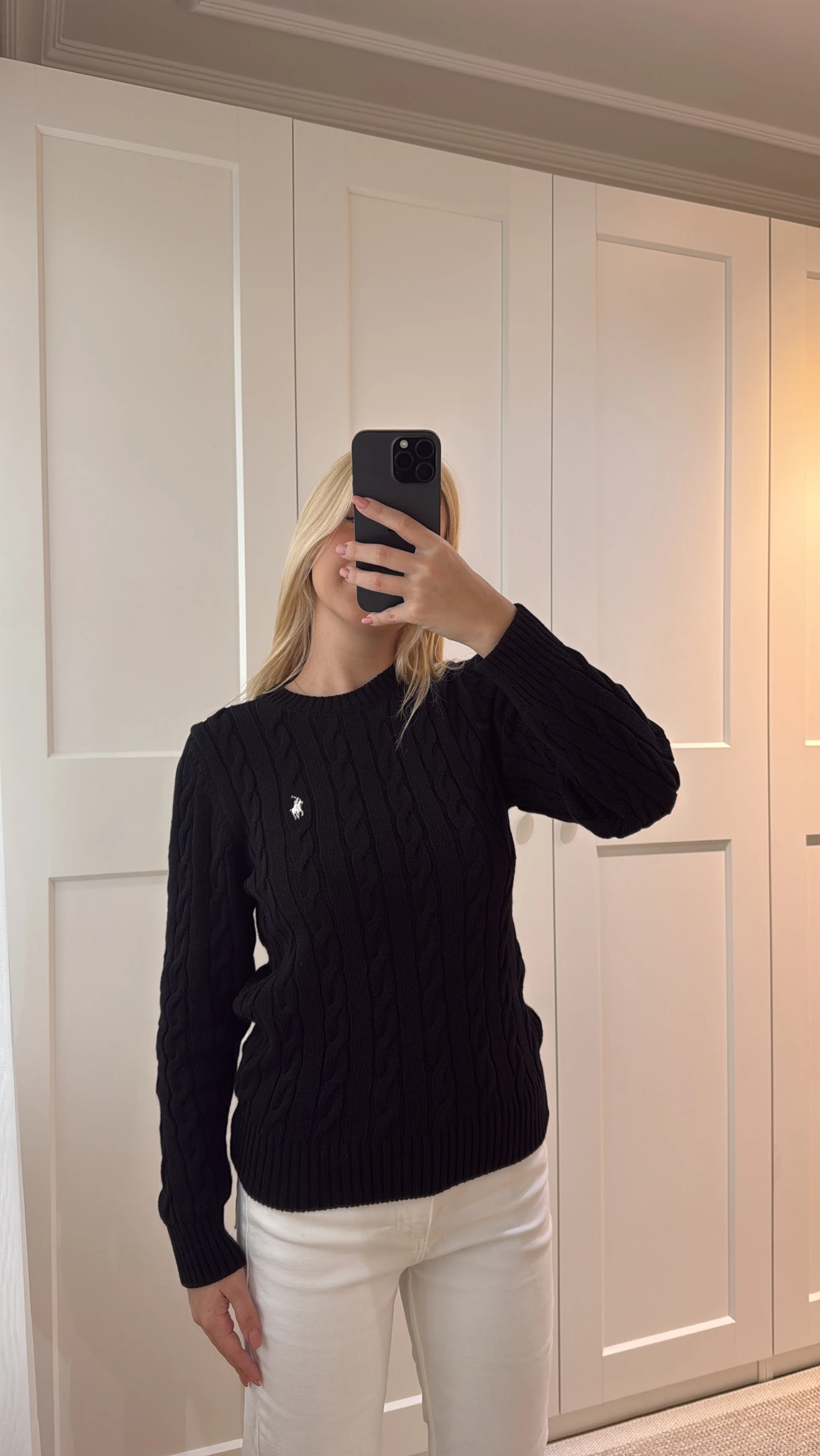 MARKA MODEL BİSİKLET YAKA KAZAK-SİYAH