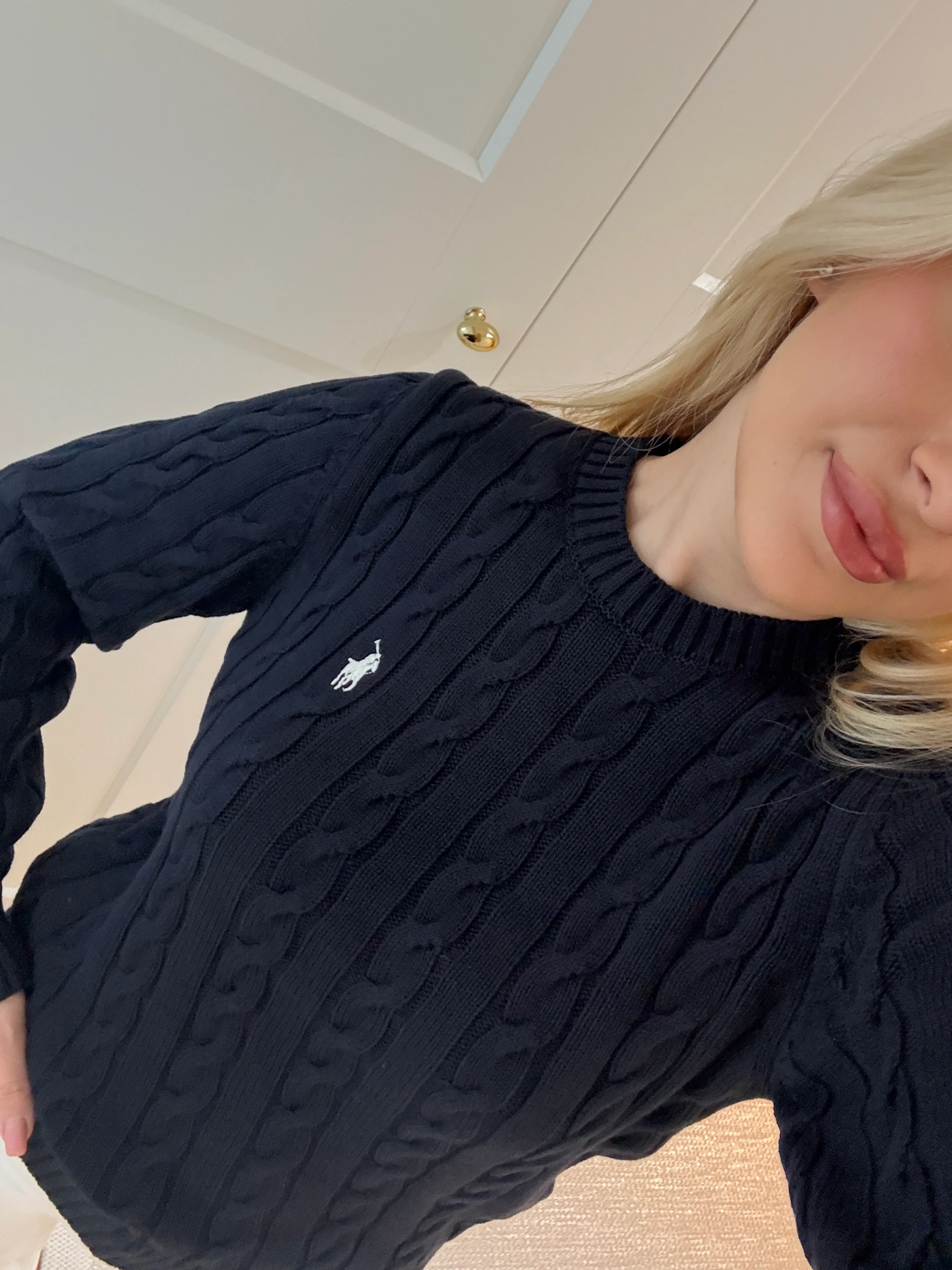 MARKA MODEL BİSİKLET YAKA KAZAK-LACİVERT