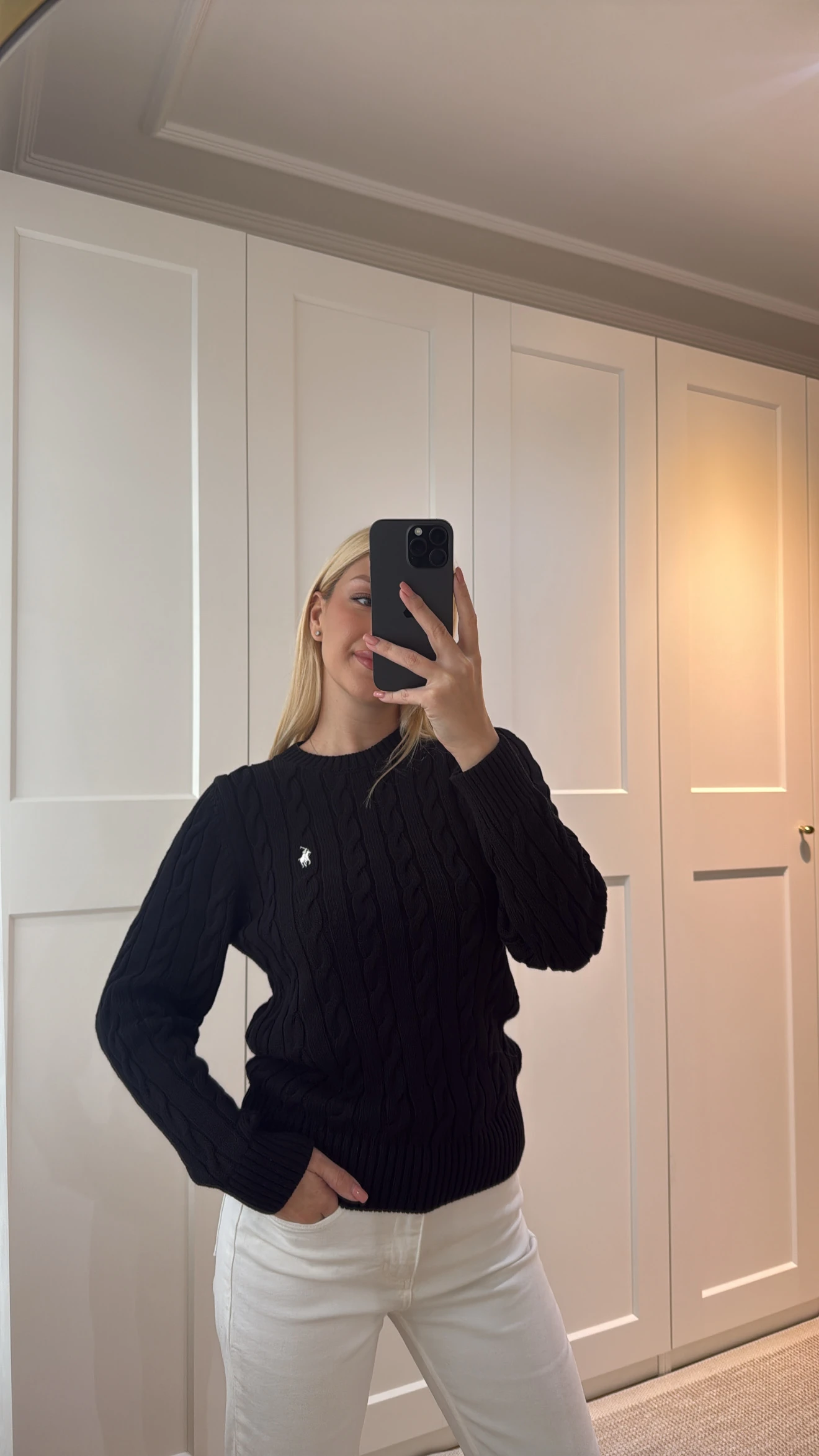 MARKA MODEL BİSİKLET YAKA KAZAK-SİYAH