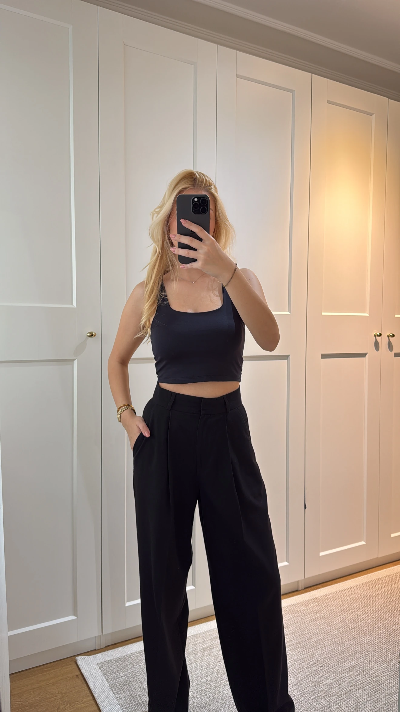 KUMAŞ YÜKSEK BEL PALAZZO PANTALON