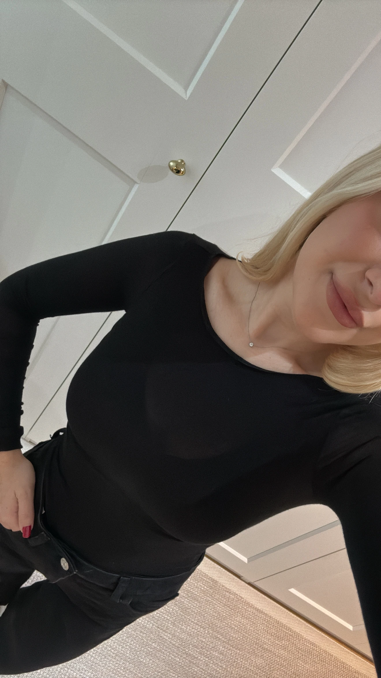 KAYIK YAKA TRANSPARAN BLUZ -SİYAH