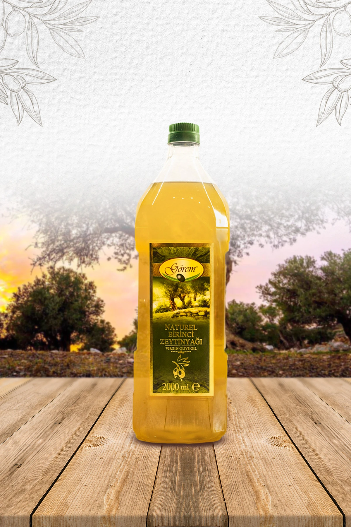 2 lt. Natürel Birinci Zeytinyağı