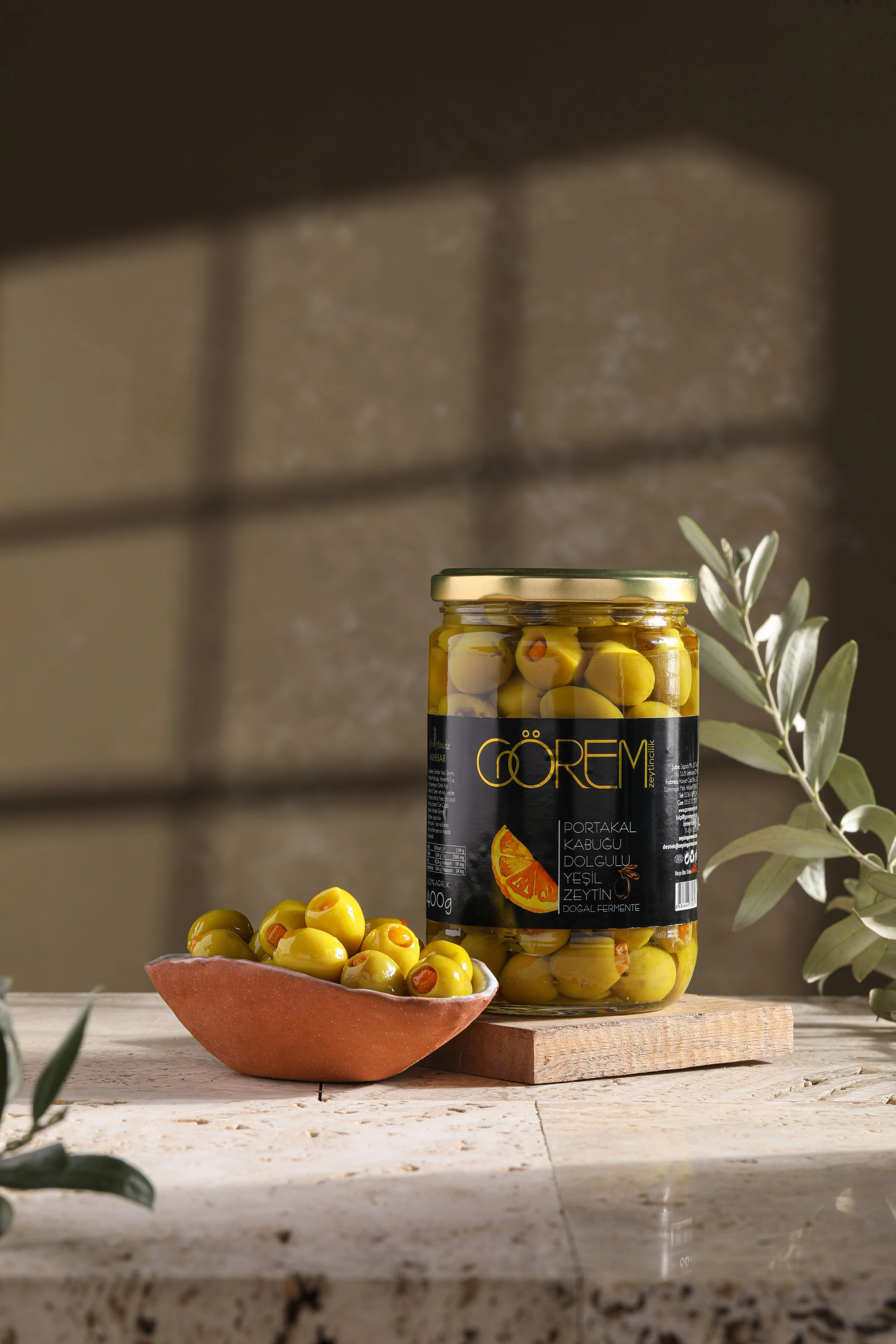 Portakal Kabuğu Dolgulu Zeytin 400 gr.