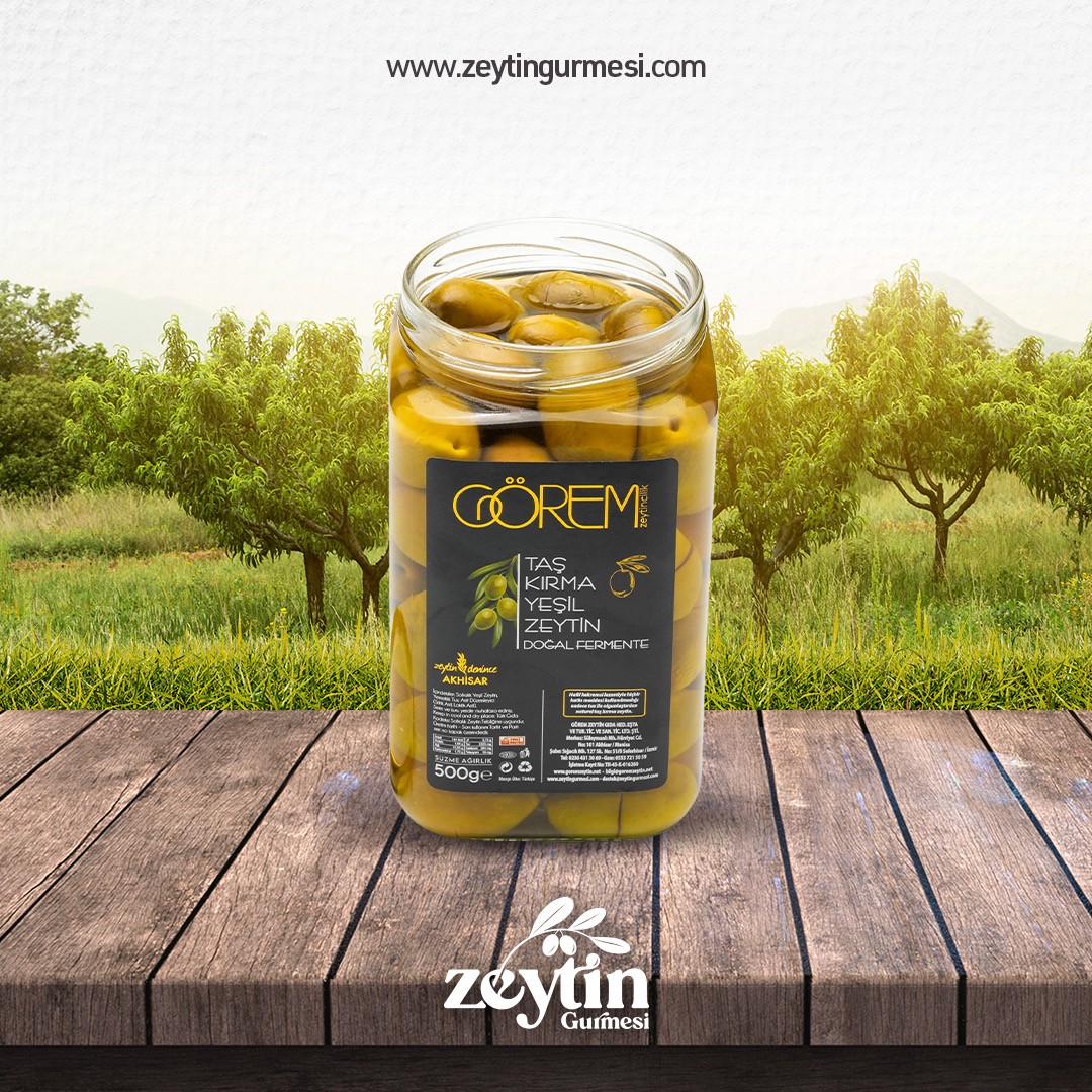 Kalamata Çekiçte Yeşil Zeytin 500 gr.