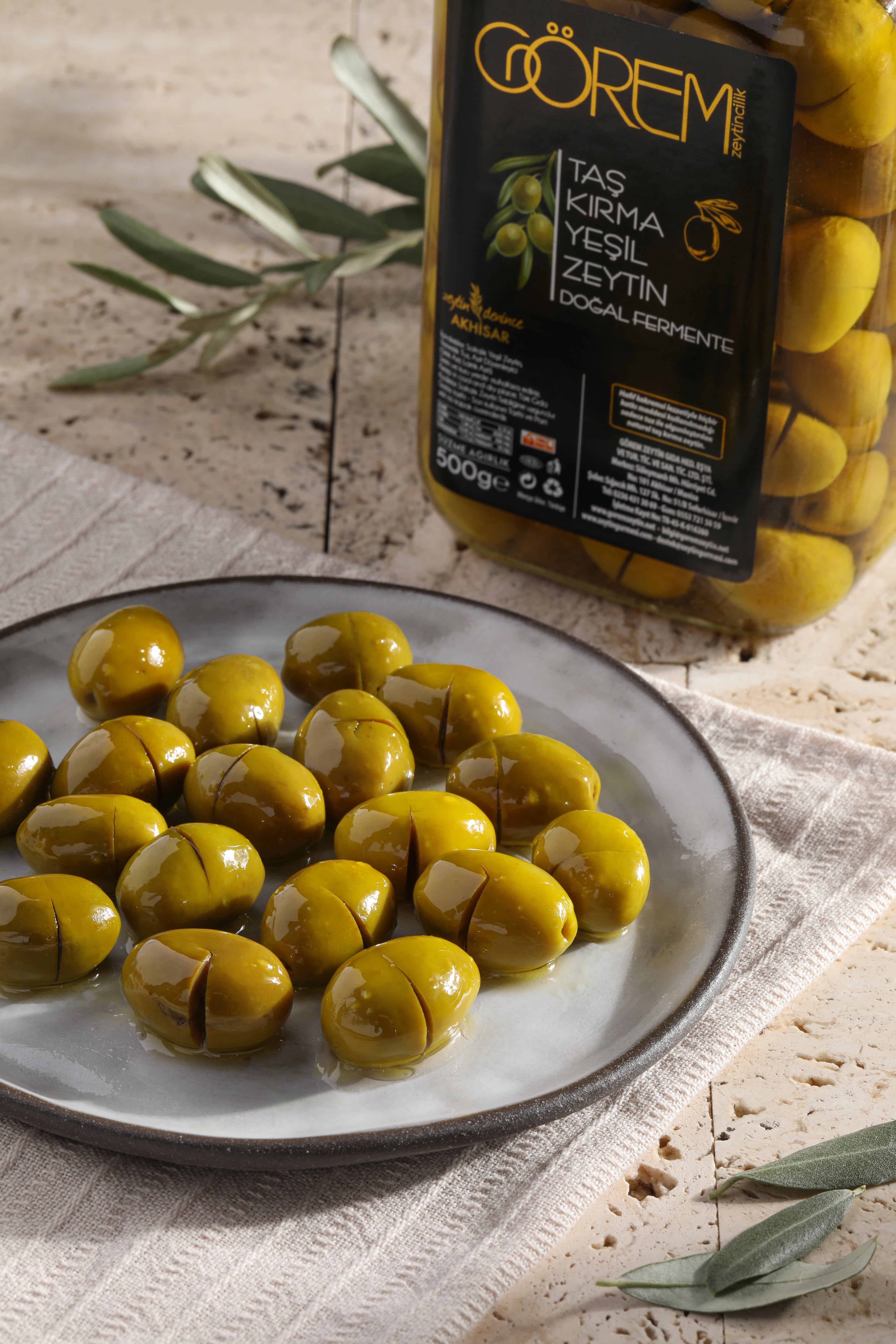 Olgun Domat Cins  Kırma Zeytin 1 Kg.