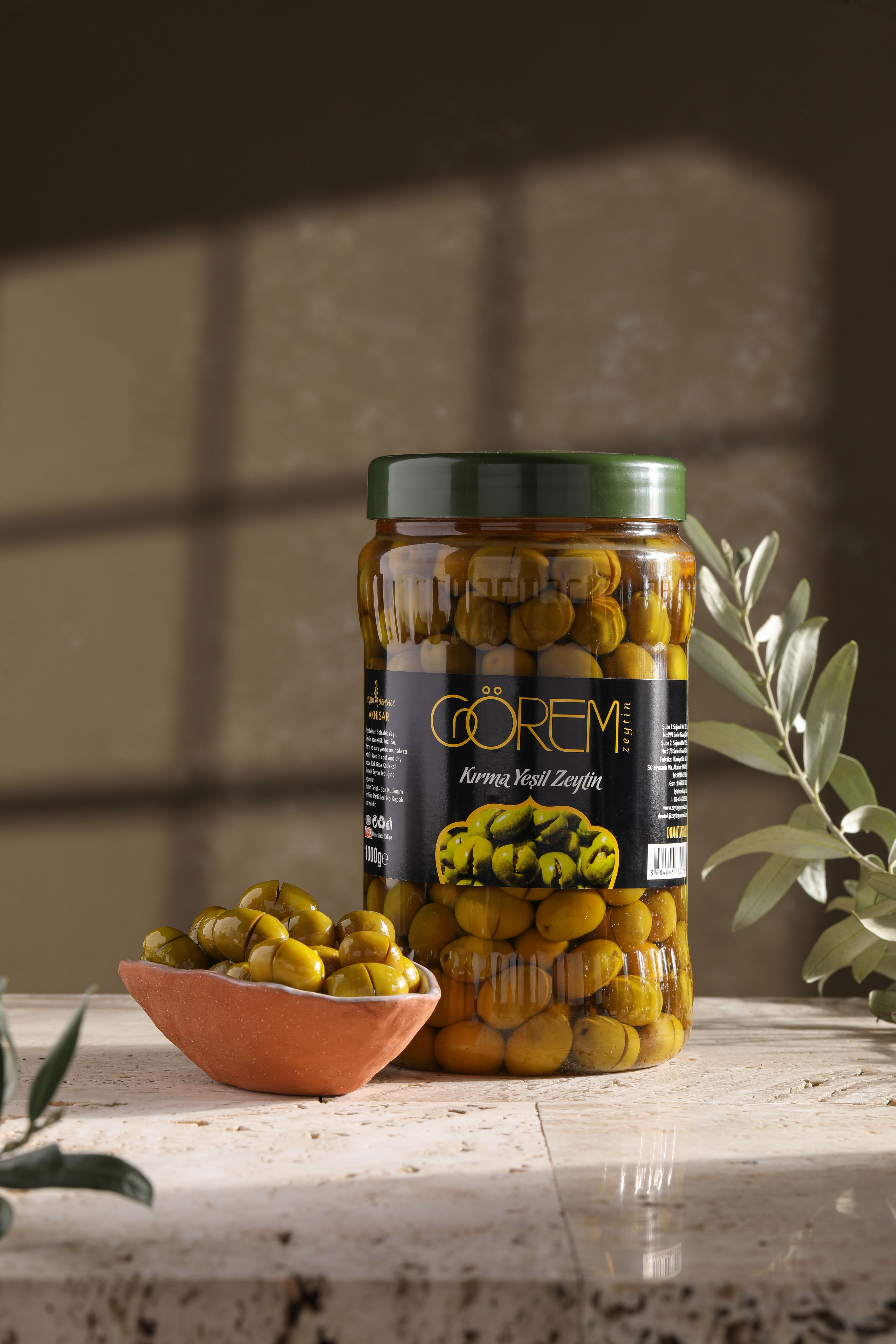 Olgun Domat Cins  Kırma Zeytin 1 Kg.