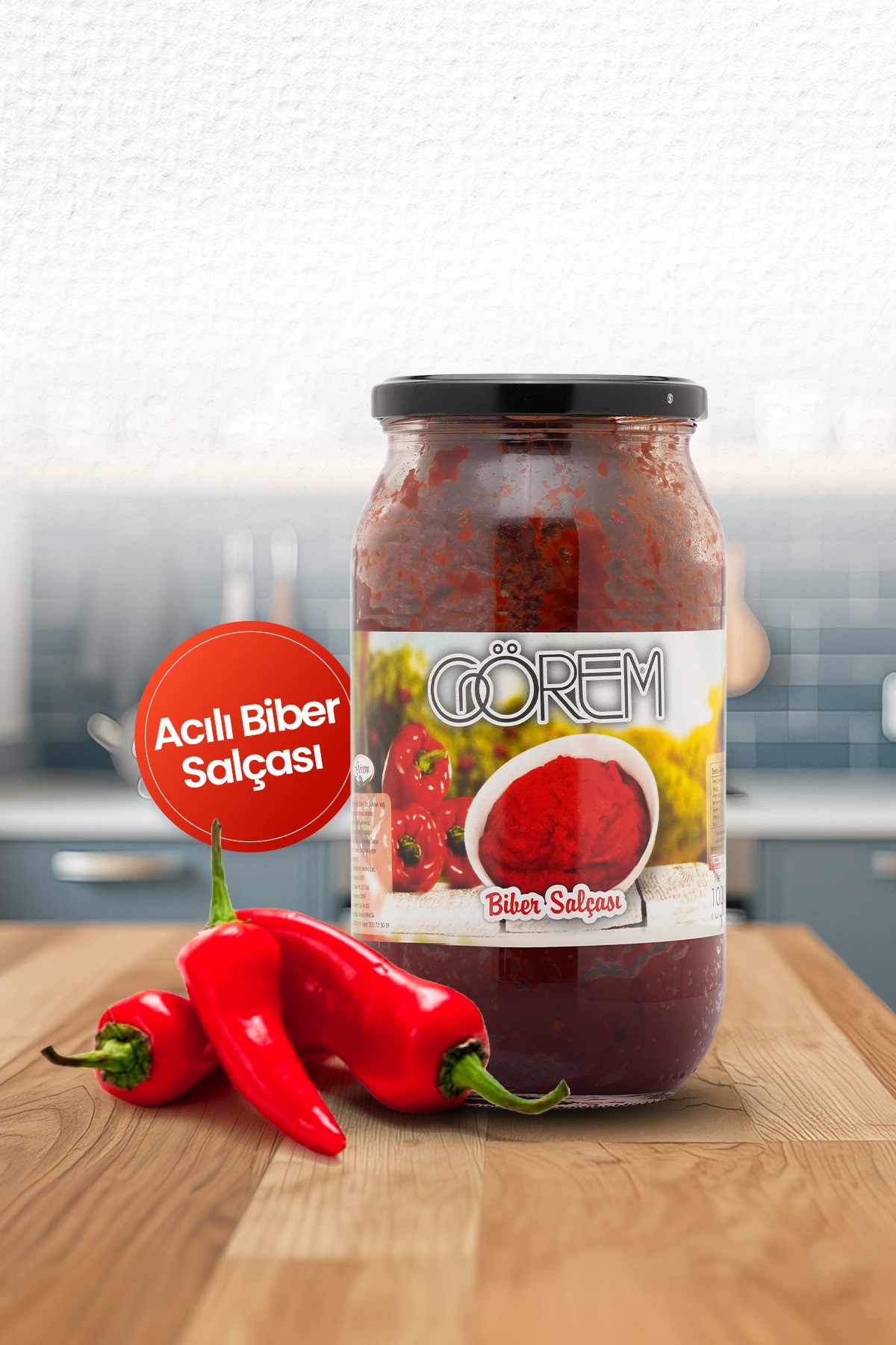 2024🌶️🌞 Acı Biber Ev Salçası  - 2 kg.