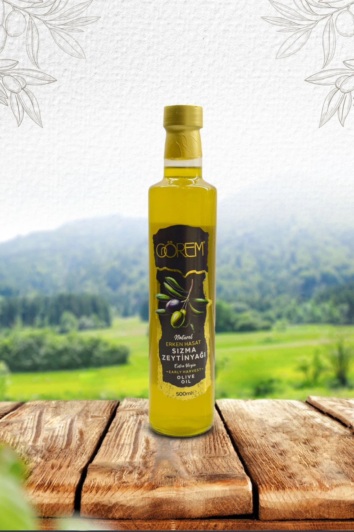 500 mL Özel Bebeklere ve Çocuklara Uygun Erken Hasat Sızma Zeytinyağı