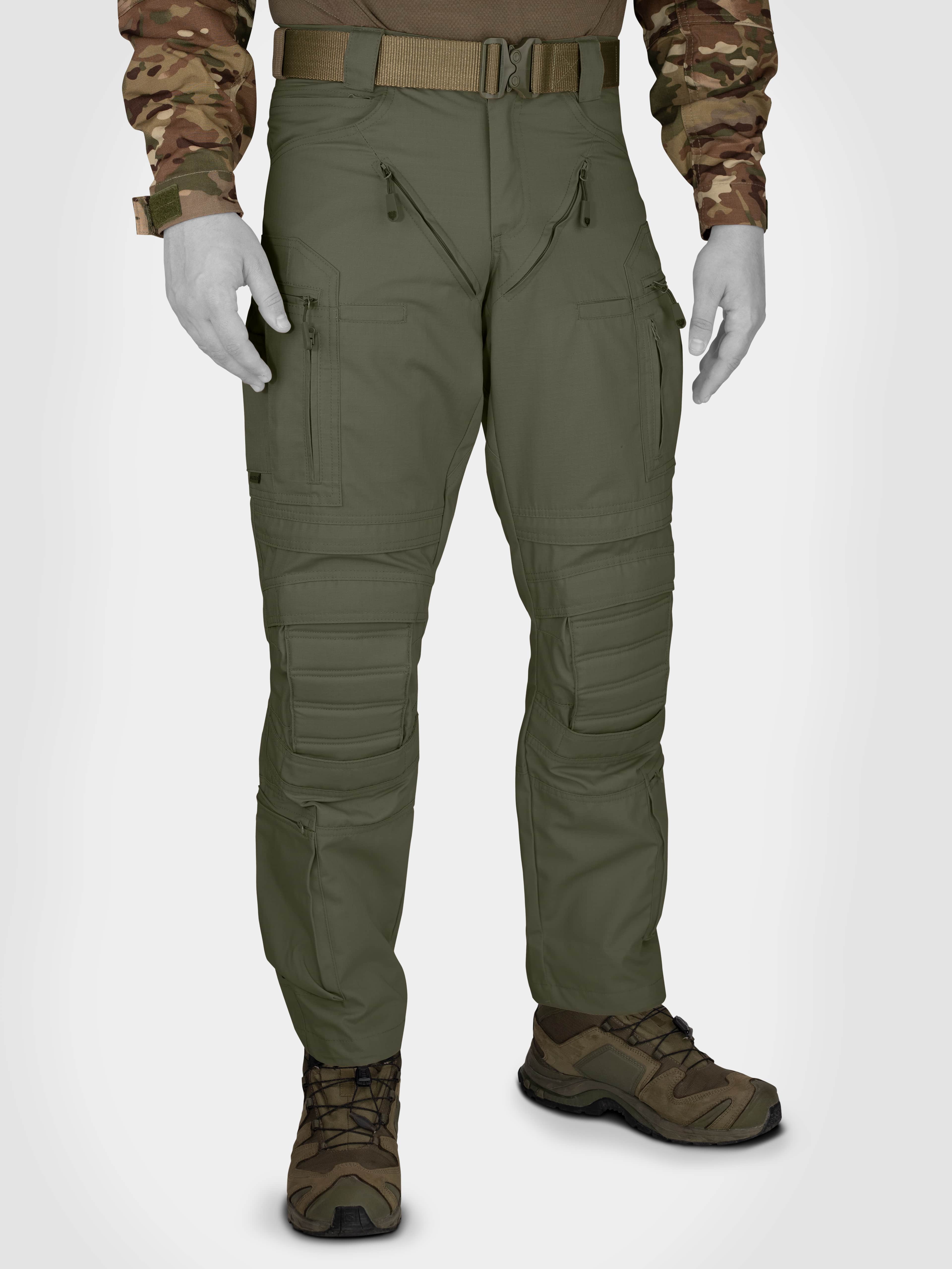Mudeir Algan Muharebe Pantolonu Dizlikli 32 Boy - Haki