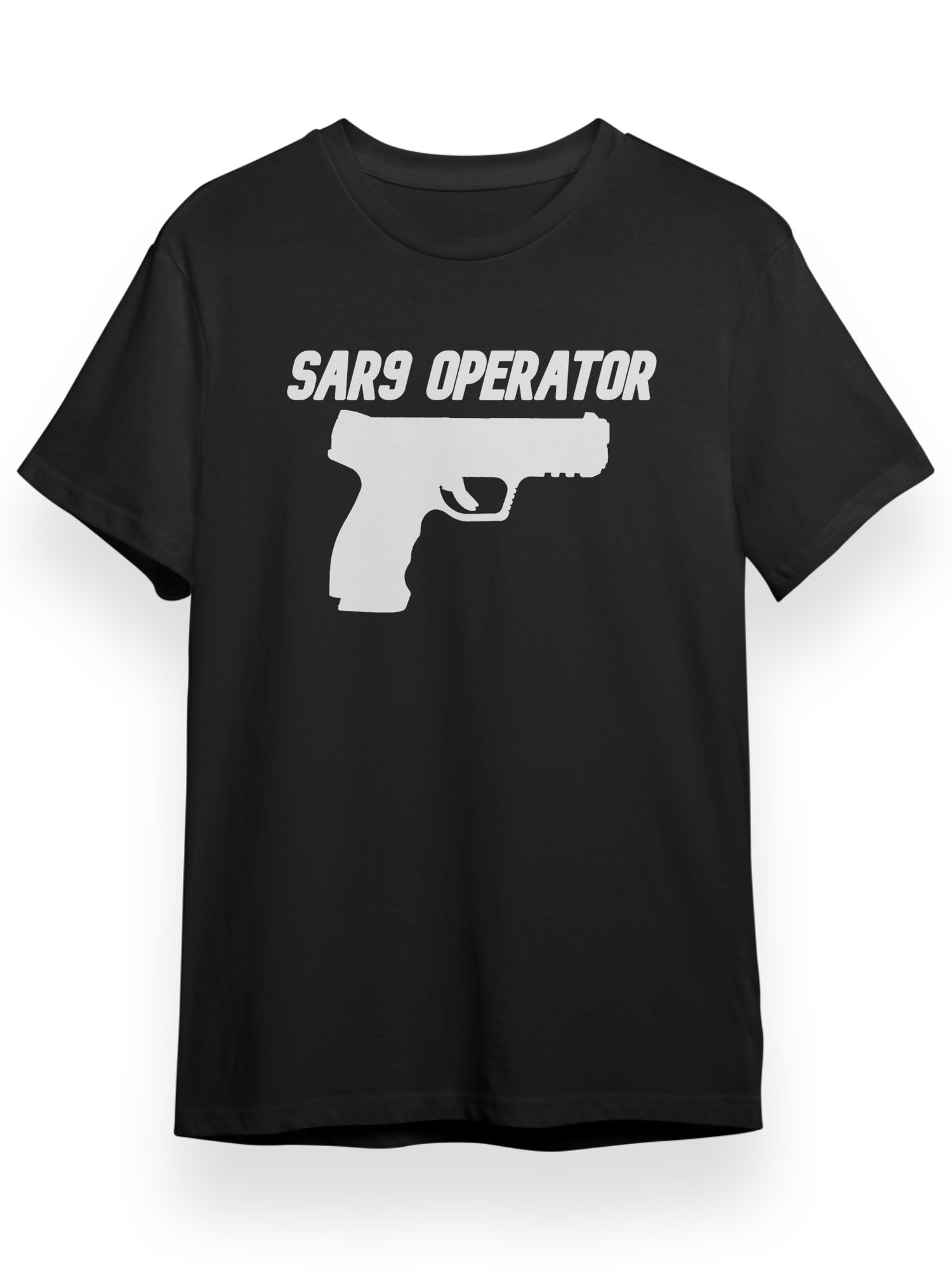 SAR9 OPERATOR Beyaz Tshirt Ön