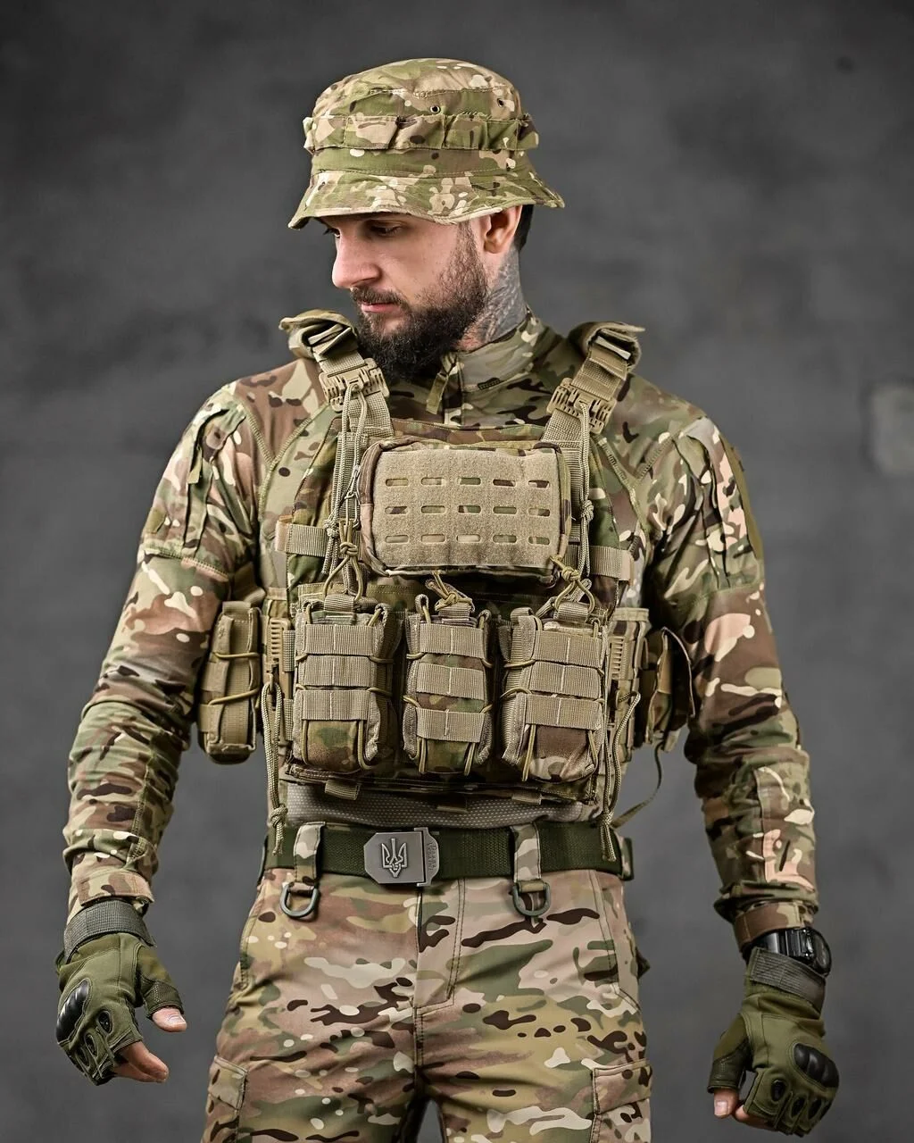 Pratik Hücum Yeleği MULTİCAM KAMUFLAJ