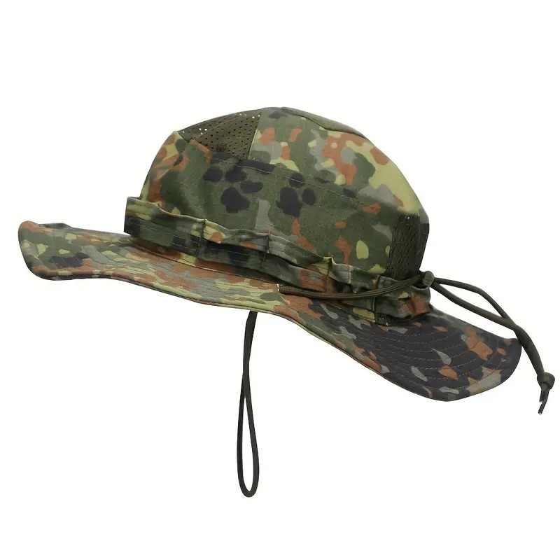 Flecktarn Kamuflaj Safari Jungle Şapka Yazlık