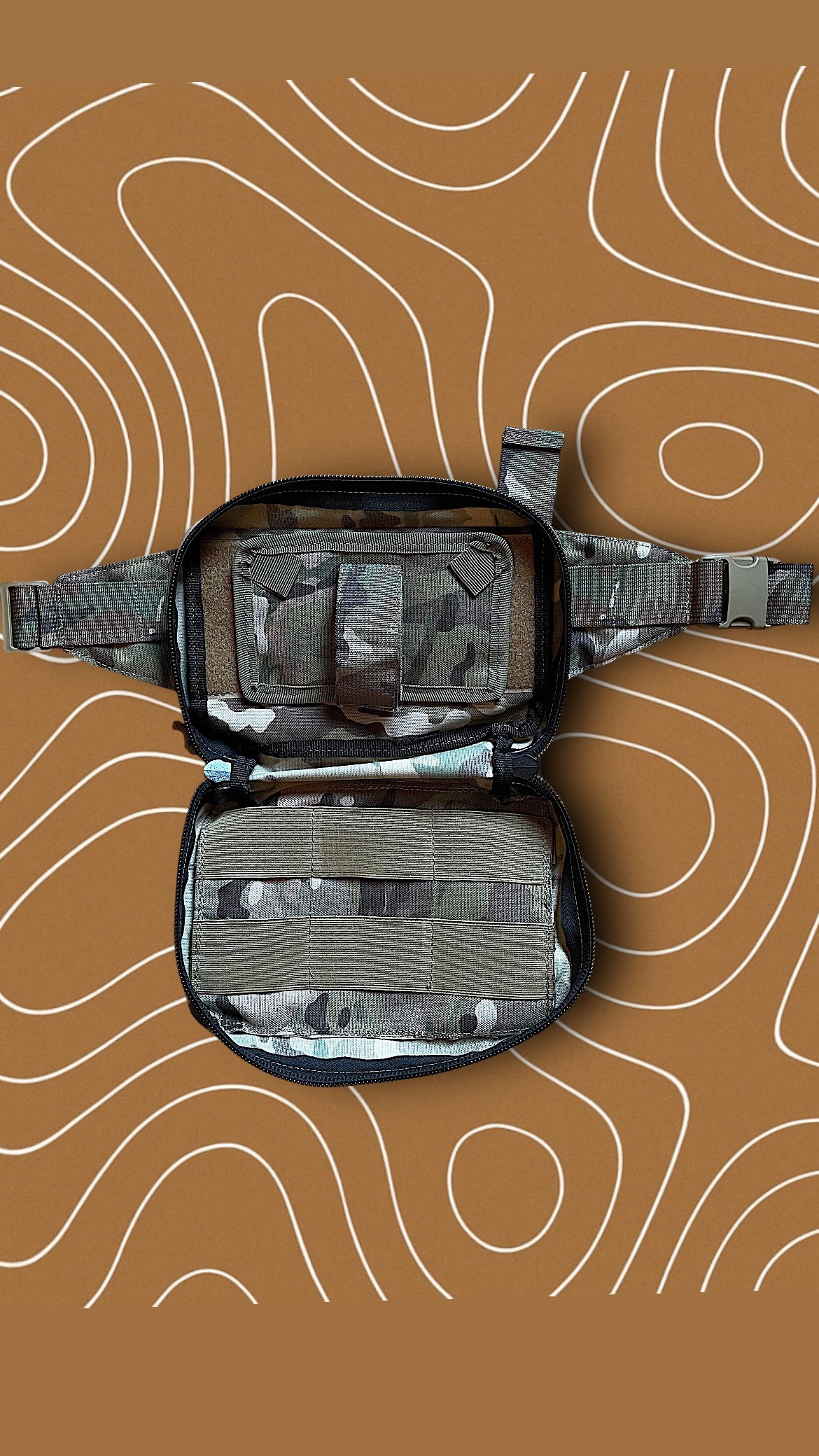 ARDİTİ TACTICAL EDC OMUZ/BEL ÇANTASI MULTİCAM KAMUFLAJ