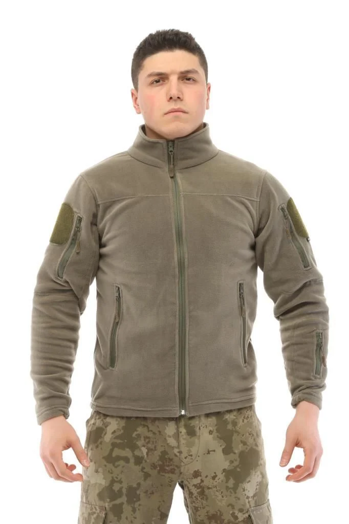 Single Sword Askeri ve Outdoor Erkek&Kadın Taktik Polar Mont-Hırka-Ceket - Haki