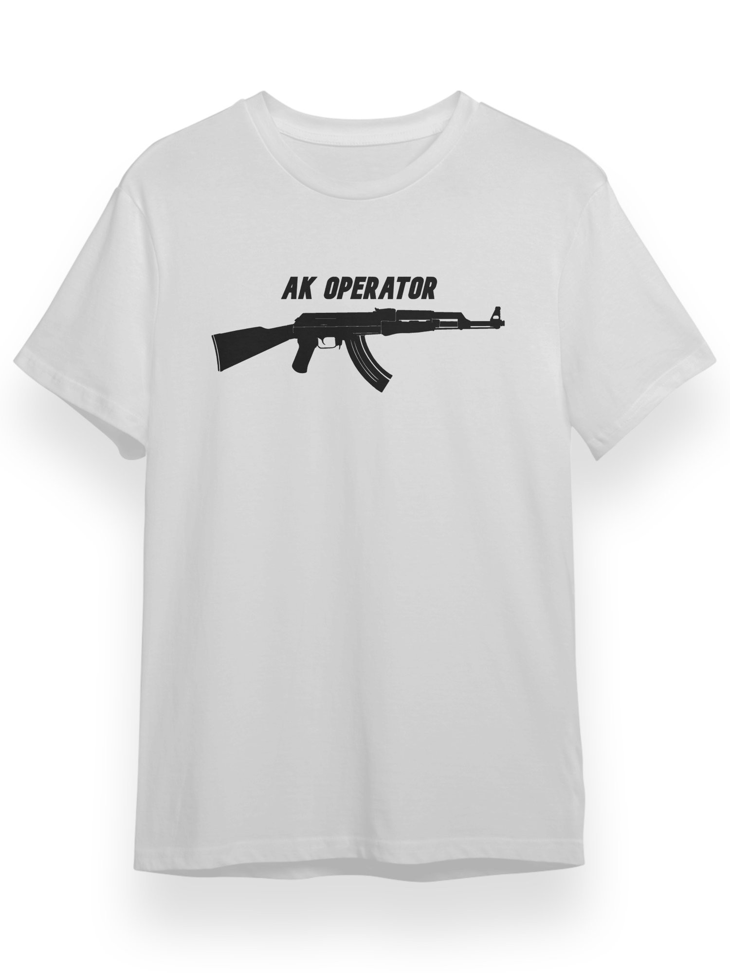 AK OPERATOR Siyah Tshirt Ön