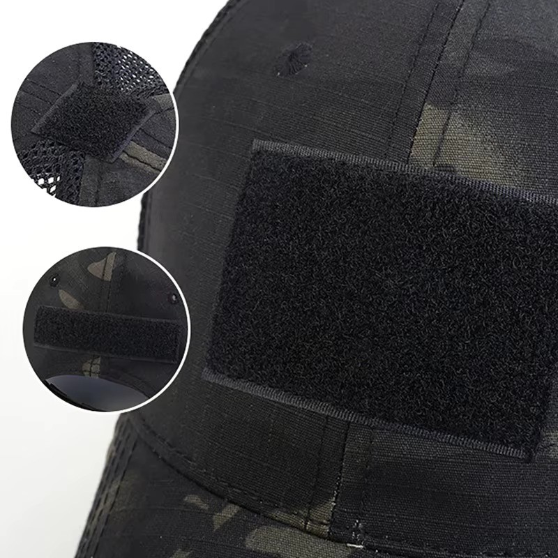Taktik Fileli Nefes Alabilir Outdoor Şapka – Ayarlanabilir & Hafif Tasarım