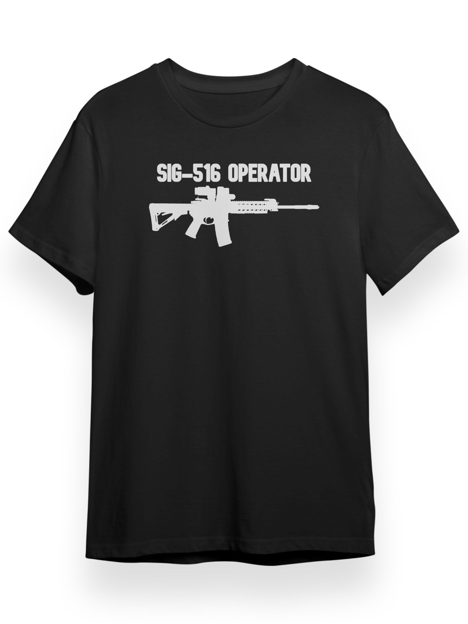 SİG516 OPERATOR Siyah Tshirt Ön