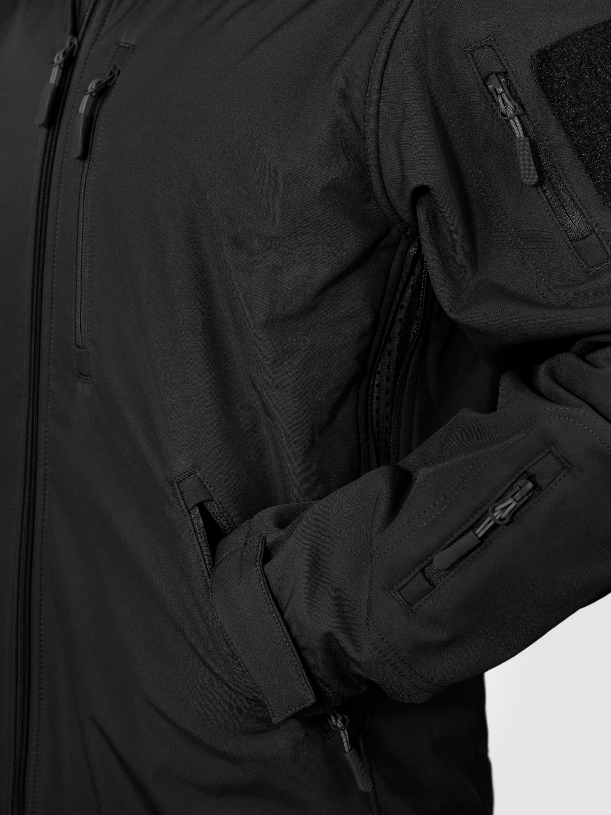 MUDEİR MONT SOFTSHELL BATUR SİYAH